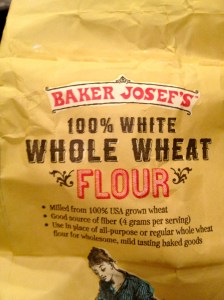You have heard of white whole wheat flour, right? Still has the nutrients, but can fool the naysayers a bit.