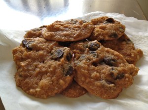 Finished product. Chewier than a traditional cookie, but definitely tasty.