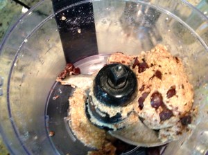 Pulse in your chocolate chips.