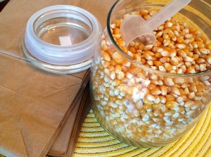 My handy dandy scooper in there is 1 tablespoon. 