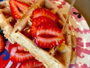 Combination of whole wheat flour and oats...