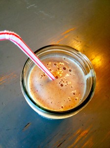 Apple pie in a glass.