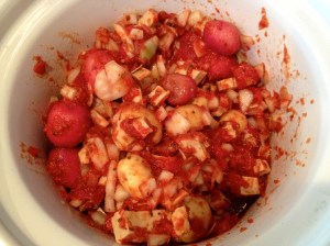 Add the rest of your goods.