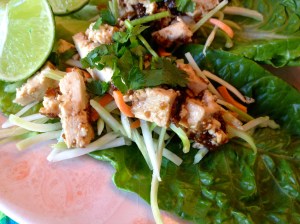 Tofu Lettuce Cups