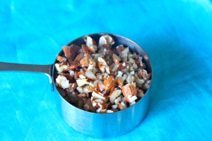 Add a little this....(Chopped almonds)