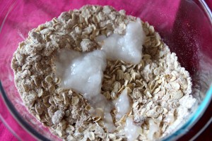 Add your coconut oil.