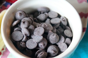 Gather up some chocolate chips.