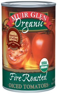 Tomatoes. Canned tomatoes are a good choice.