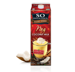 In this recipe I used So Delicious Nog, but they are all pretty great.