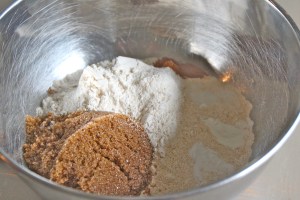 Here is your dry ingredients.