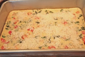 Add cheese. Bake for a few more minutes....