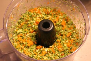 Little pulses in the food processor and you're in business.