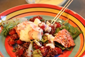 Inga Binga's Salmon Salad.