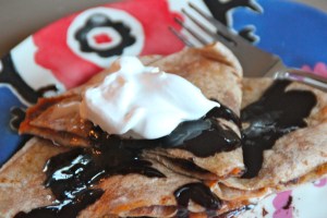 Baked Pumpkin Tortilla Smore's.