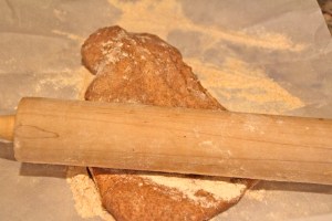  Let your dough sit at room temperature, then roll it out.