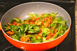 Cook up with your spinach.