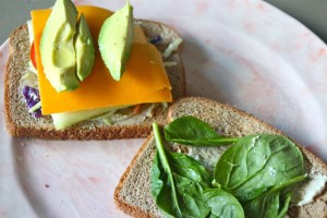 Avocado wedges. Here is the creamy part of this awesome sandwich. Don't skip this.