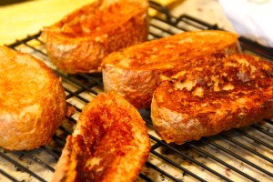 Important step. Let cool for a few minutes on a colling rack.