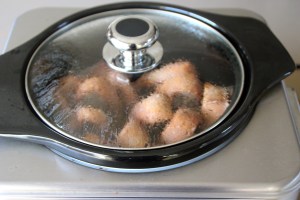 Keep on warm setting until ready to transport.