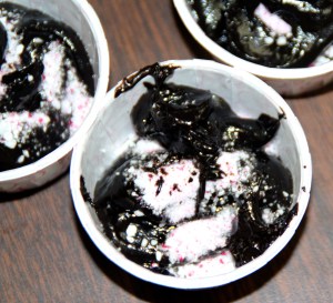 I think the peppermint candy topping helped seal the deal.