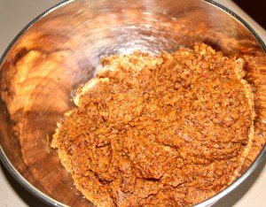 Transfered it to a bowl and then onto the fridge. It's not pretty I know. Stay with me here....