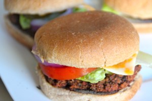 Homemade veggie burger, anyone?