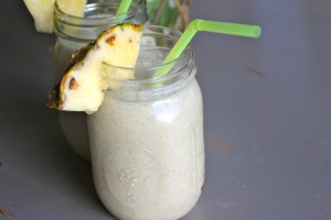 Extra pineapple? Make a pretty garnish for the side.