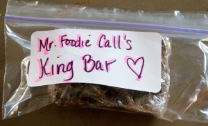 Then pop them into these super professional labeled snack bags.