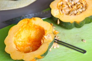 Scoop out your seeds.