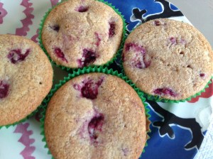 Raspberry Cream Cheese Muffins