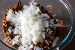 Added some chopped onion to amp up the flavor.