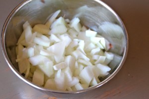 Slice some onion.