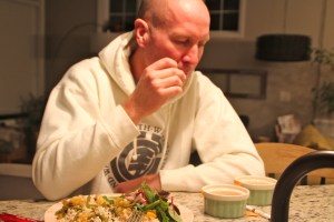 Even Mr. Foodie Call jumped on the taste test.