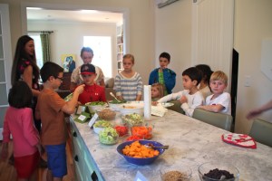 The crew. Ready to divide and conquer.