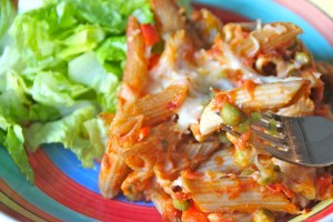 Whole Wheat and loaded with veggies.