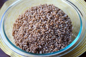 Cook your farro. 10 minutes. Done.