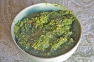 Should wind up looking like this. Process as much or as little as you want gaining the consistency that you like.