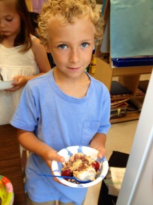 Kindergarten Landon. Poor guy must get so sick of being my model all of the time.