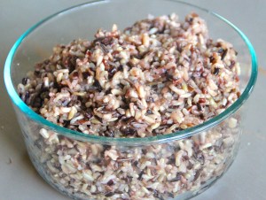 Then you cook up some rice.