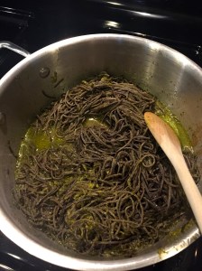 Add the jar of pesto.